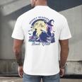 Vintage Sexy Witch Spooky Readers Book Lover Club Halloween Men's Back Print T-Shirt Vintage Sexy Witch Spooky Readers Book Lover Club Halloween Men's Back Print T-Shirt