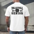 Volleyball Senior Night Volleyball Senior 2025 Graduation 28 Men's Back Print T-Shirt