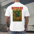 Zombie Tee Horror Movie Poster Vintage Comic Book Graphic Premium Men's Back Print T-Shirt