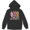 100th Day Of School Teacher Floral 100 Days In The Books Unisex Hoodie