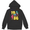 1986 Retro Raised In The 80s Old School Nostalgia Vibes Unisex Hoodie