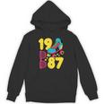 1987 Retro Raised In The 80s Old School Nostalgia Vibes Unisex Hoodie