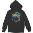 8-Bit Gamer Birder Blue Jay Arcade Nostalgia Nature Unisex Hoodie