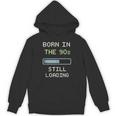 90s Baby Tired Millennial Burnout Nostalgia Parenting Unisex Hoodie
