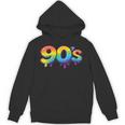 90s Retro Pop Art Rainbow Lips Nostalgia Costume 90s Unisex Hoodie 90s Retro Pop Art Rainbow Lips Nostalgia Costume 90s Unisex Hoodie