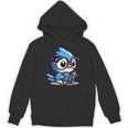 Adorable Book Lover Blue Jay With Reading Glasses Cute Unisex Hoodie Adorable Book Lover Blue Jay With Reading Glasses Cute Unisex Hoodie