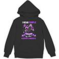Alzheimer's Awareness I Wear Purple In Memory Of My Aunt Unisex Hoodie Alzheimer's Awareness I Wear Purple In Memory Of My Aunt Unisex Hoodie