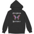 Antisocial Butterfly Aesthetic Introvert For Women Men Unisex Hoodie Antisocial Butterfly Aesthetic Introvert For Women Men Unisex Hoodie