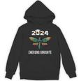 Biology Class Of 2024 Emerging Graduation For Him Unisex Hoodie