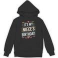 Boho Nostalgia It's My Niece's Birthday Women Kids Unisex Hoodie