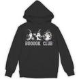 Boo Ghost Books Book Club Halloween Women School Teacher Unisex Hoodie