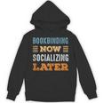 Bookbinding Now Minimal Socializing Introvert Vintage Unisex Hoodie Bookbinding Now Minimal Socializing Introvert Vintage Unisex Hoodie