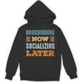 Bookbinding Now Minimal Socializing Introvert Vintage Unisex Hoodie Bookbinding Now Minimal Socializing Introvert Vintage Unisex Hoodie