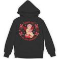 Books Are My Love Language Cupid Reading Book Valentines Day Unisex Hoodie