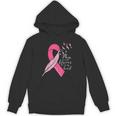 Breast Cancer Awareness In Memory Of Mom Butterfly Pink Unisex Hoodie
