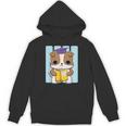 Bulldog Anime Pup Graduation Unisex Hoodie