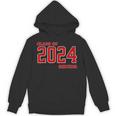 Class Of 2024 Senior Back To School Vintage Graduation Tee Unisex Hoodie