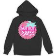 Class Of 2024 Senior Pink Retro Classic Girl Grad Graduation Unisex Hoodie