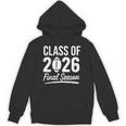 Class Of 2026 Final Season Senior 2026 Football Graduation Unisex Hoodie