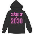 Class Of 2030 Pink Girls Shirt Graduation Unisex Hoodie