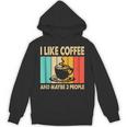 I Like Coffee And Maybe 3 People Introvert Anti-Social Unisex Hoodie