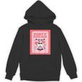 Cool Fun Cute Party Introvert Cat Character Unisex Hoodie