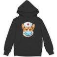 Corgi Dog Nurse RN Nursing School Graduation Unisex Hoodie