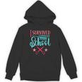 Cosmetology Graduation Tee I Survived Cosmetology School Unisex Hoodie