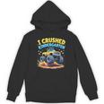 I Crushed Kindergarten Monster Truck Graduation Boys Kids Unisex Hoodie