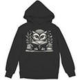 Cute Owl Reading Book Graphic Art Unisex Hoodie