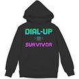 Dial Up Survivor Retro Modem Nostalgia Tech Top Unisex Hoodie