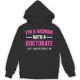 Doctoral Degree Graduation Woman With a Doctorate Unisex Hoodie