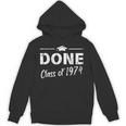 Done Class Of 1974 50th Reunion Graduation Classmate College Unisex Hoodie