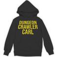 Dungeon Crawler Carl Yellow Text Logo LitRPG Series Book Unisex Hoodie Dungeon Crawler Carl Yellow Text Logo LitRPG Series Book Unisex Hoodie