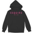 Esquire Est 2025 Women Lawyer Attorney Law School Graduation Unisex Hoodie