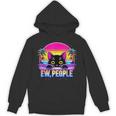Ew Cat Misanthrope Introvert Synthwave 80s Unisex Hoodie Ew Cat Misanthrope Introvert Synthwave 80s Unisex Hoodie