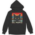 Ew People Cat Saying Introvert Women Men Kids Unisex Hoodie