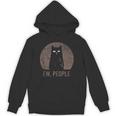 Ew People Introvert Cat Meow Cat Lover Men Women Kids Unisex Hoodie