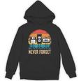 Never Forget Retro 80s 90s Floppy VHS Cassette Nostalgia Unisex Hoodie