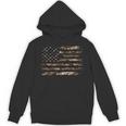 Frutiger Aero Aesthetic Retro Tech Camo Distressed American Unisex Hoodie