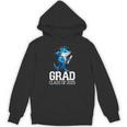 Grad Class Of 2025 Boys Shark Graduation Graduated Unisex Hoodie