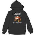 I Graduated Can I Go Back To Bed Sleepy Red Panda Graduation Unisex Hoodie
