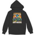 Graduation 2nd Grade Monster Truck Boys I Crushed Grad Unisex Hoodie