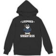 Graduation Penguin Licensed Smartass Graduate Unisex Hoodie