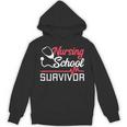 Graduation Shirt For Nurses Nursing School Survivor Tee Unisex Hoodie