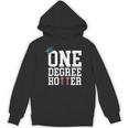 Graduation Shirts 2021 2022 One Degree Hotter Graduate Unisex Hoodie