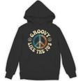 Groovy Like The 70s Peace Aesthetic Nostalgia 1970's Retro Unisex Hoodie Groovy Like The 70s Peace Aesthetic Nostalgia 1970's Retro Unisex Hoodie