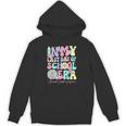 Groovy In My Last Day Of School Era Second Grade Graduation Unisex Hoodie