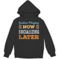 Guitar Playing Now Minimal Socializing Introvert Vintage Unisex Hoodie Guitar Playing Now Minimal Socializing Introvert Vintage Unisex Hoodie