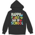 Happy Last Day Of School Teacher Kids Boys Girls Graduation Unisex Hoodie
